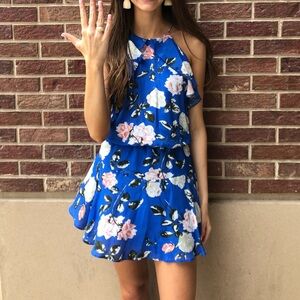 Karina Grimaldi floral mini dress